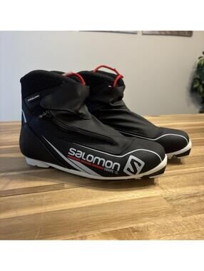Salomon Equipe 7 CL Prolink Cross Country Ski Boots 7.5 Black Winter
